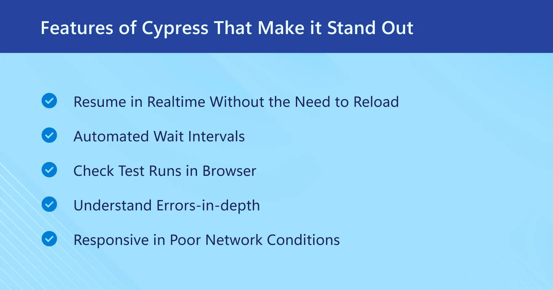 Features of Cypress Test Automation Tool